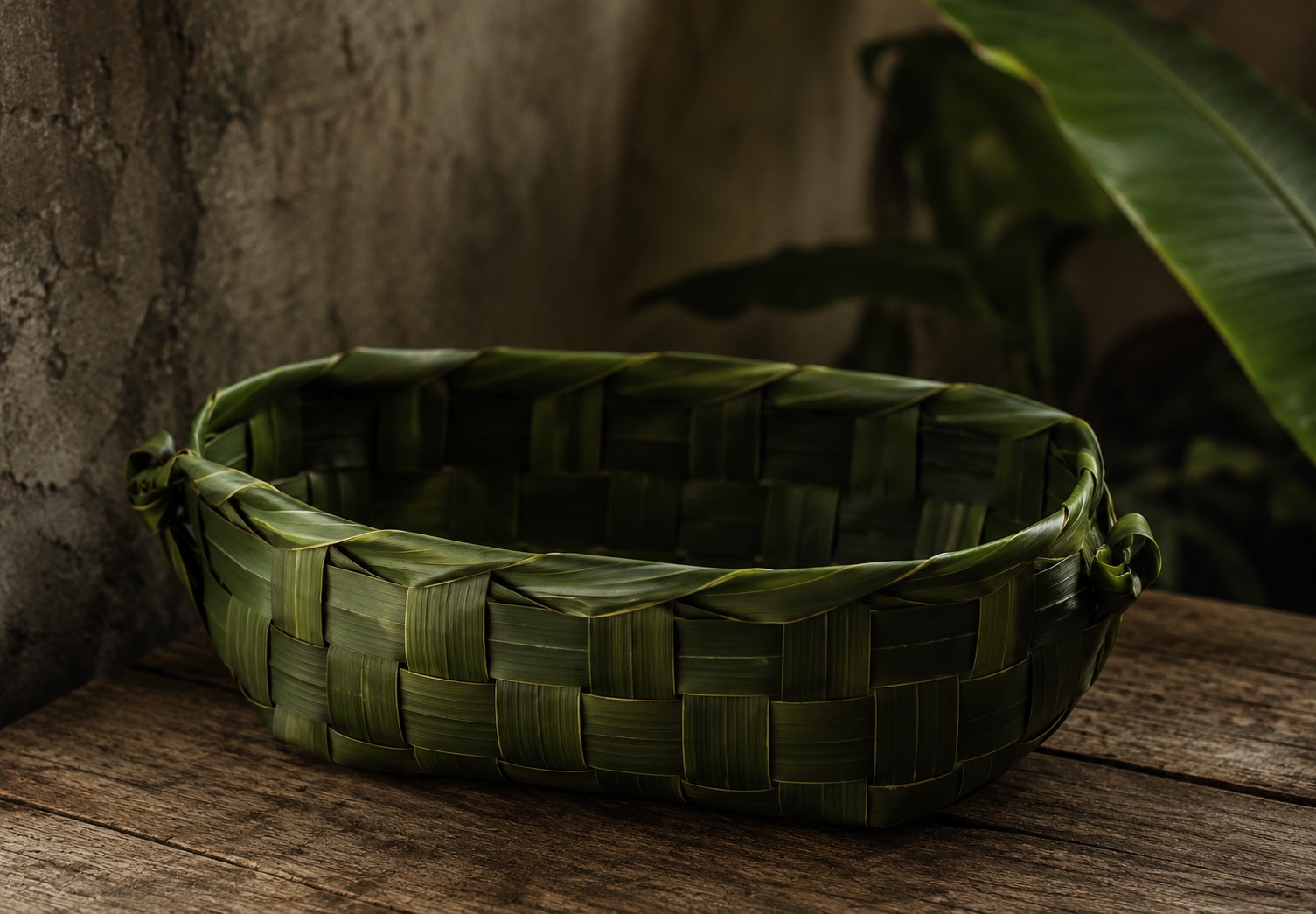 The basket of leaves behind Ca’Øriginale