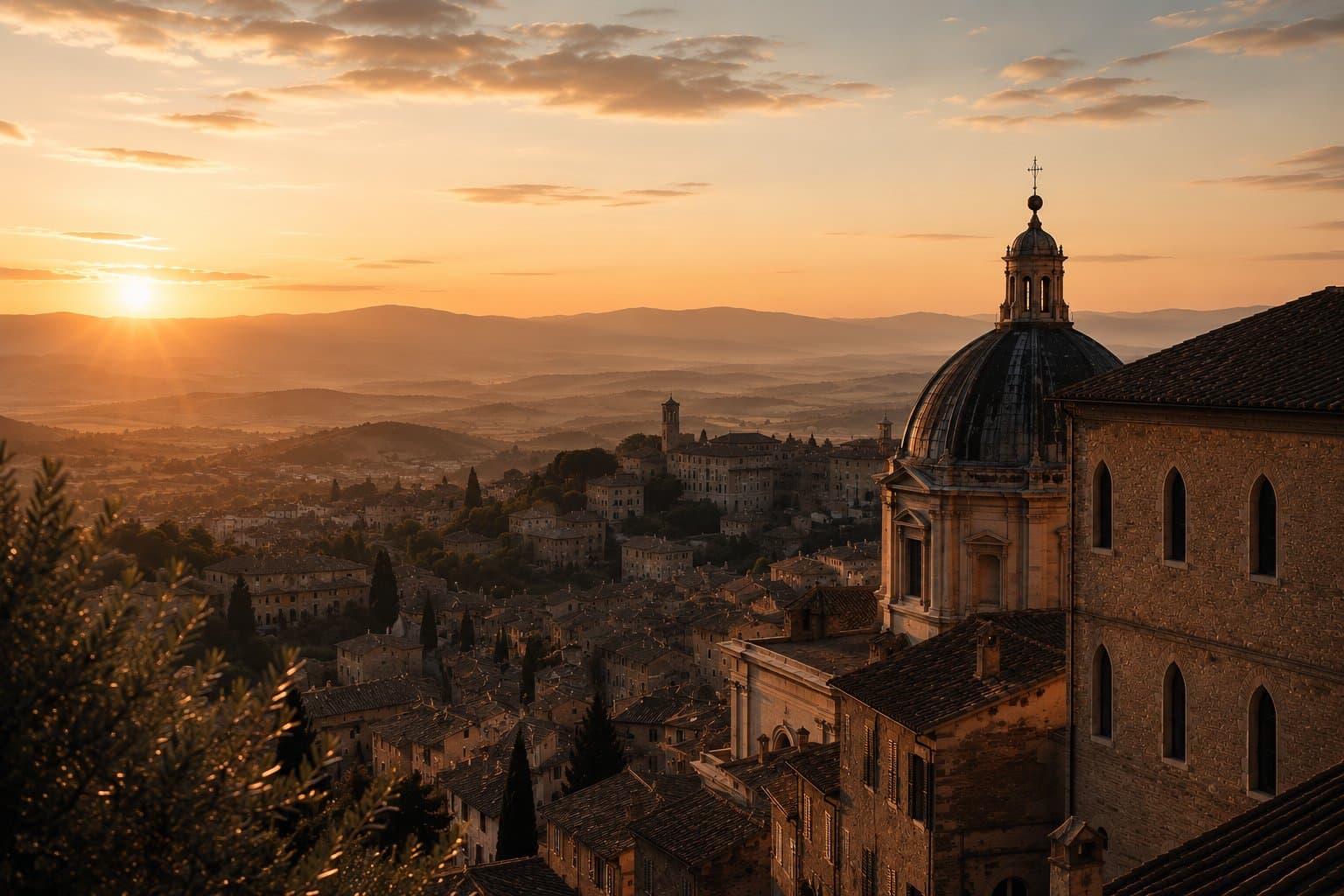 An Italian landscape shaped by time and human care