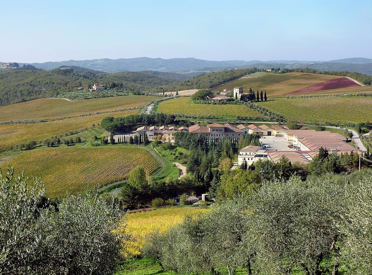 A wine estate in the Chianti region