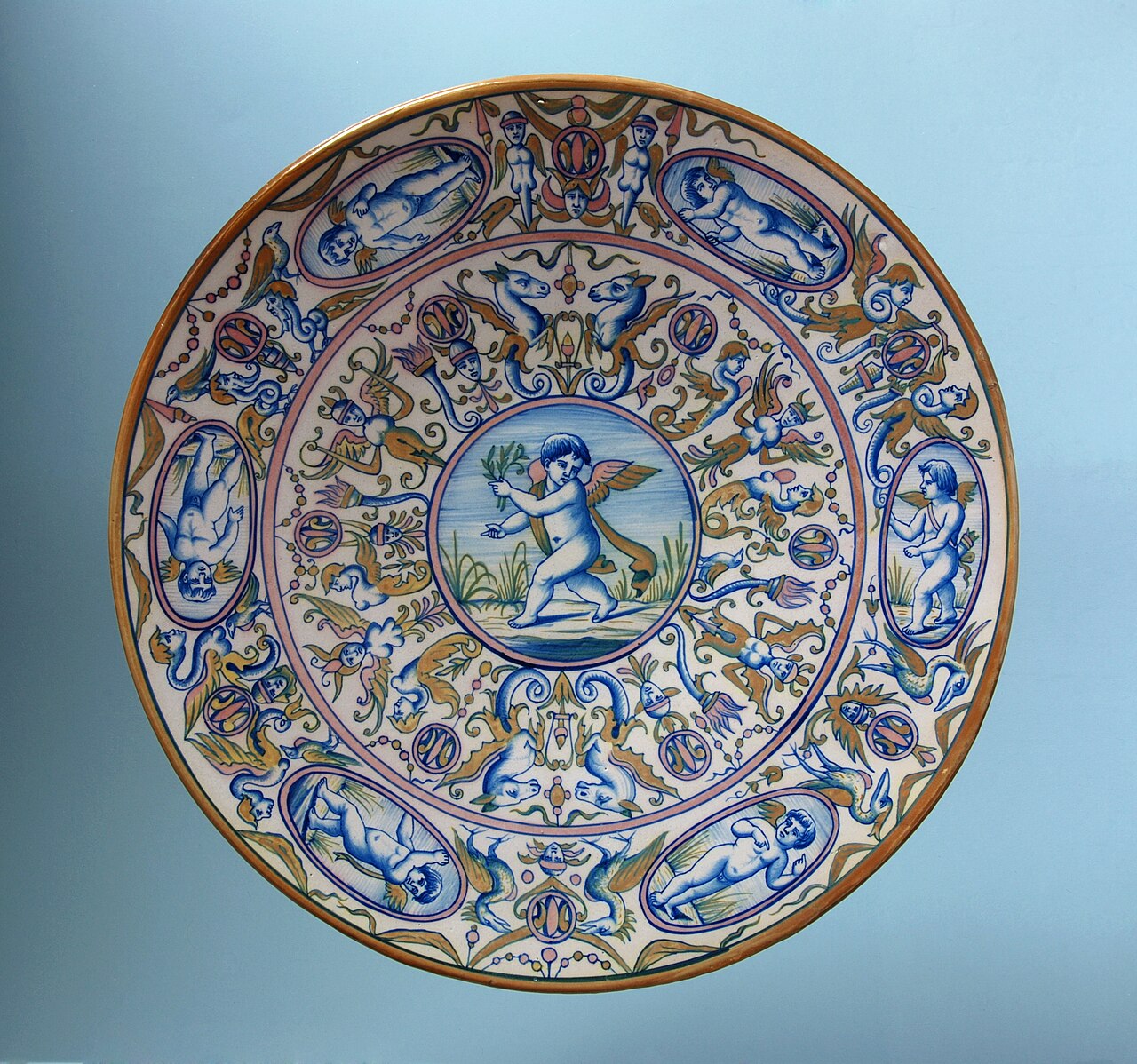 Lüsterteller aus der Tradition von Gualdo Tadino